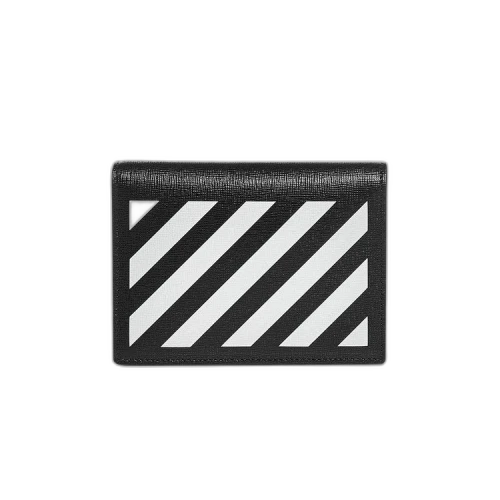 Off-White Diag Leather Mini Pouch Bag 'Black/White'