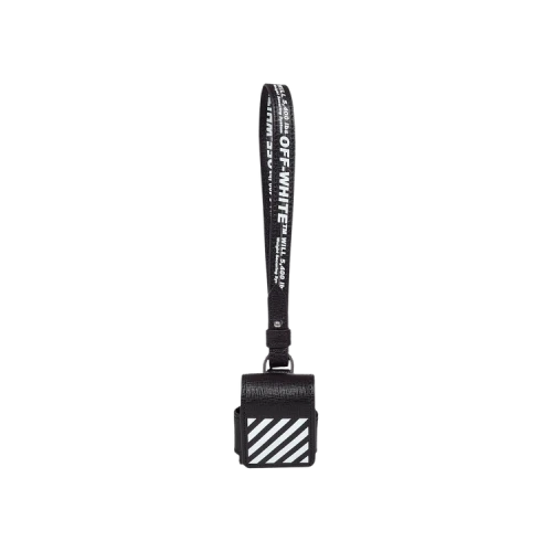 OFF-WHITE Airpods Case Diag Black