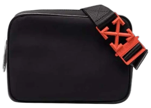 OFF-WHITE Arrow Plaque Nylon Bum Bag Black/Orange