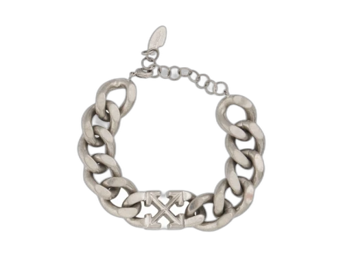 OFF-WHITE OG Arrow Chain Bracelet Silver
