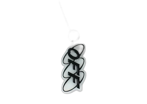 OFF-WHITE Circle Off Necklace Silver/White