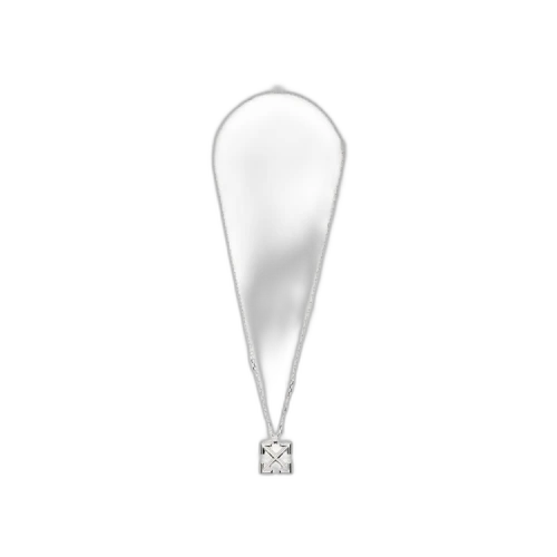 OFF-WHITE Arrow Necklace Silver