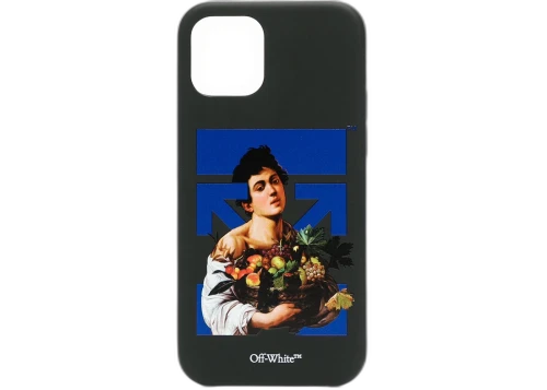 OFF-WHITE Caravaggio Boy iPhone 12 Pro Case Black/Blue