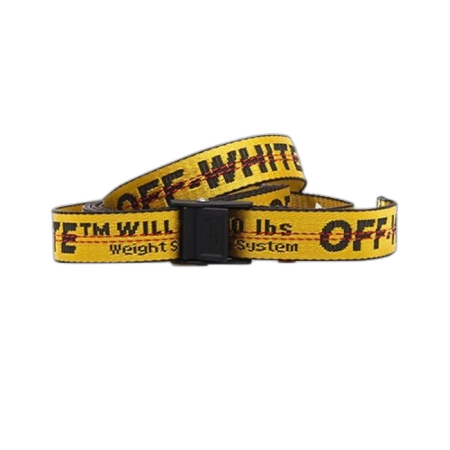 Off-White Classic Mini Industrial Belt 'Yellow/Black'
