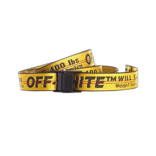 Off-White Classic Mini Industrial Belt 'Yellow/Black'