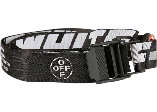 OFF-WHITE 2.0 Industrial Long Belt Black White