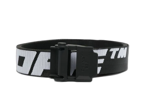 OFF-WHITE 2.0 Industrial Short Belt Black White