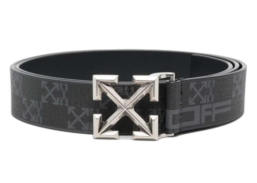 OFF-WHITE OW Allover Arrow H35 Belt Black