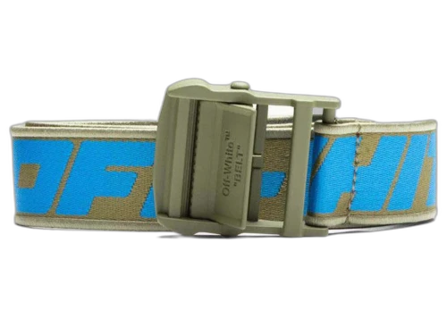 OFF-WHITE Tape Industrial Belt Green/Blue