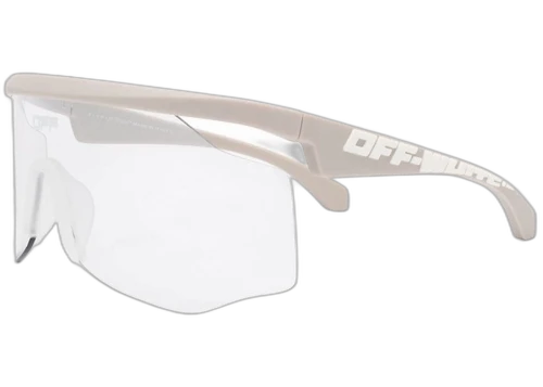OFF-WHITE Mask Sunglasses Light Grey/White (OMRI003S20I060410601)
