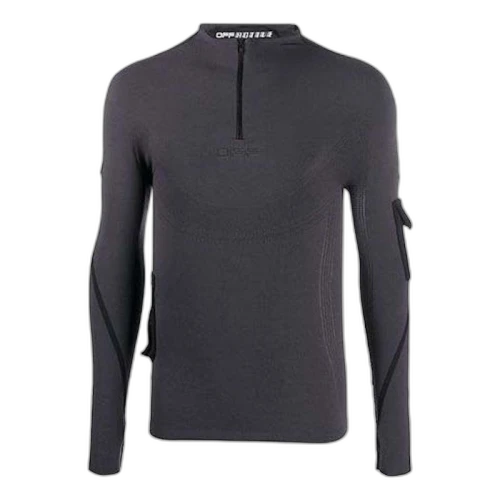 OFF-WHITE Active Seamless Long Sleeve Top Grey