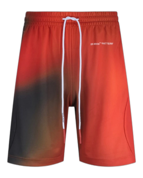 OFF-WHITE Off Stamp Basketball Shorts Orange