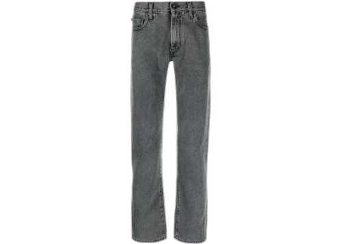 OFF-WHITE Diag Logo Jeans Grey