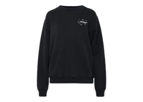 OFF-WHITE Black Cotton Sweatshirt Black