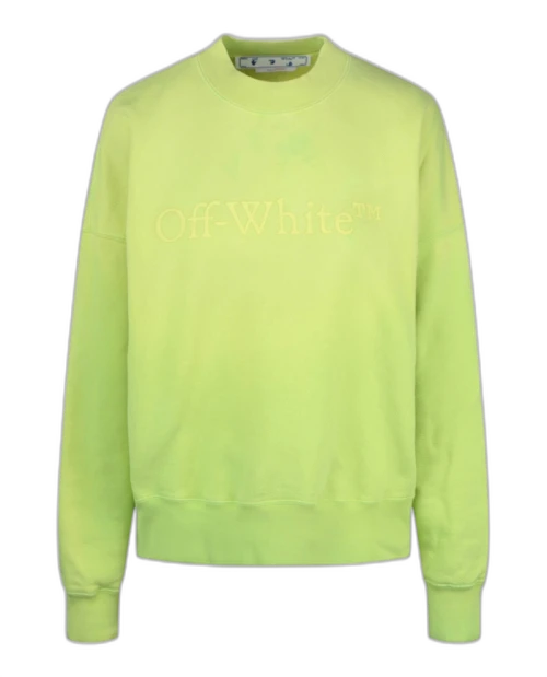 OFF-WHITE Laundry Crewneck Sweater Yellow
