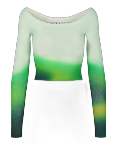 OFF-WHITE Blurred Seamless Knit Top Multi