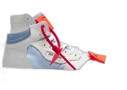 Off-White High Top White Blue (Women's)