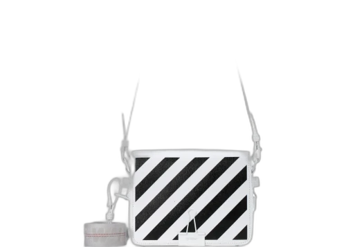 OFF-WHITE Binder Clip Bag Diag White Black