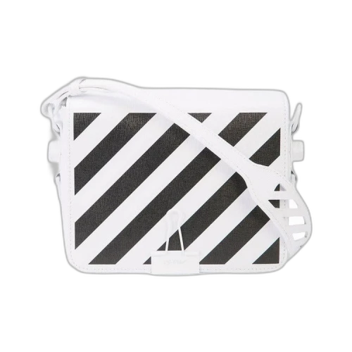 Off-White Diagonal Flap Bag 'White'