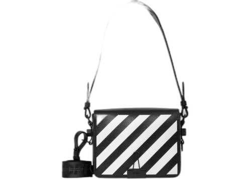 OFF-WHITE Binder Clip Diag Bag Black/White Black-tone