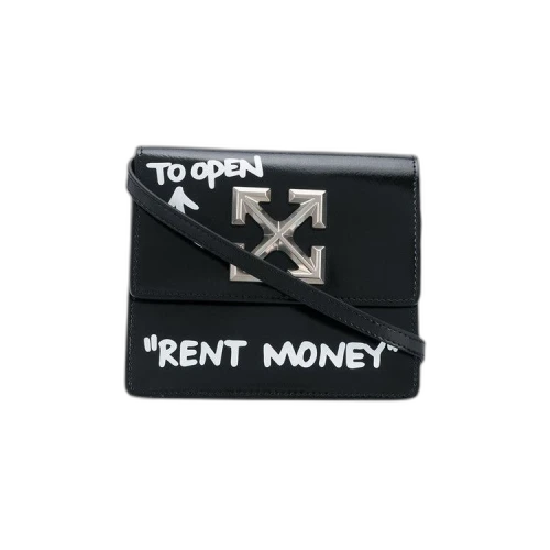 Off-White Turn To Open Jitney 0.7 Crossbody Bag 'Black/White'