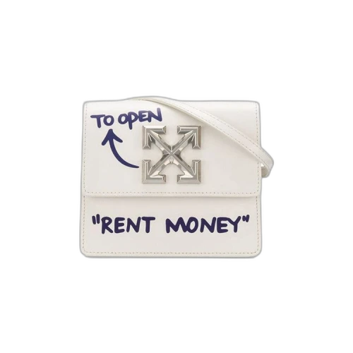 Off-White 0.7 Jitney Quote Bag 'White/Violet'