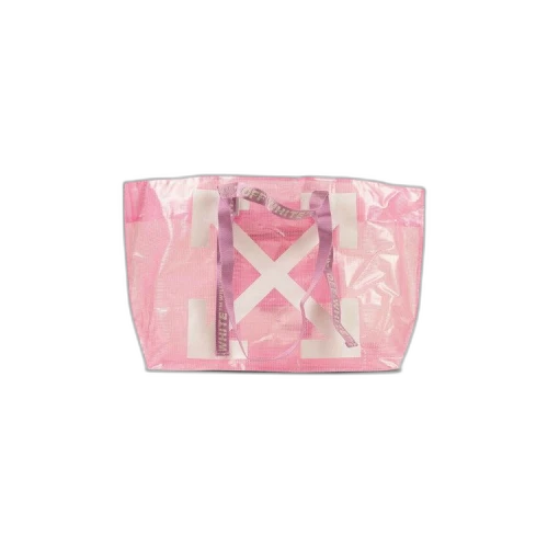 Off-White Logo Shopper Tote Bag 'Pink'