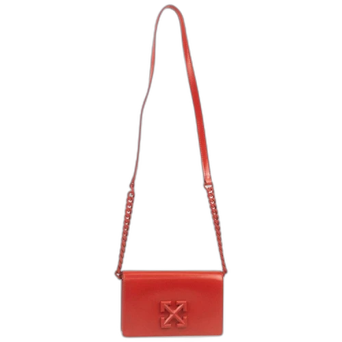 OFF-WHITE Arrows Logo Crossbody Bag Red