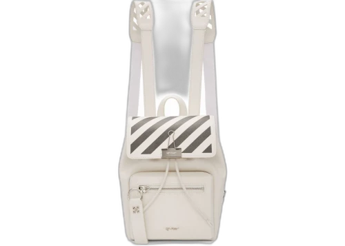 OFF-WHITE Backpack Diag Off White Black