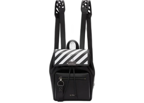 OFF-WHITE Backpack Diag Black White
