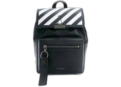 OFF-WHITE Small Diagonal Backpack Black