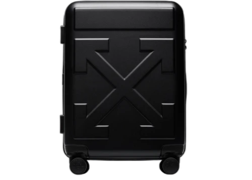 OFF-WHITE Arrow-Detail Trolley Suitcase Luggage Matte Black