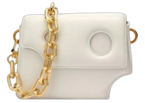 OFF-WHITE Burrow 24 Shoulder Bag White