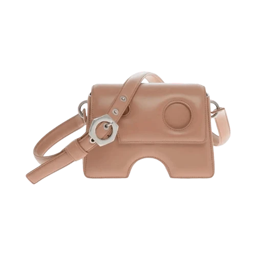 OFF-WHITE Jitney 2.8 New Meteor Shoulder Bag Camel