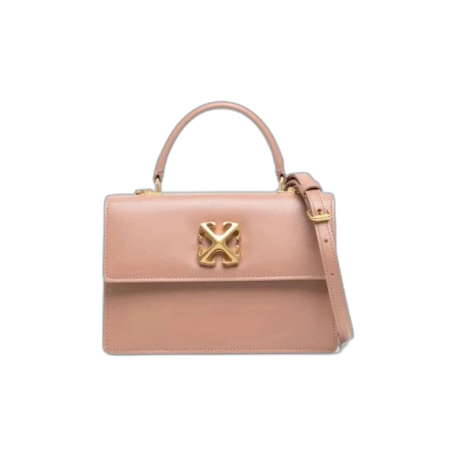 OFF-WHITE Jitney 1.4 Top Handle Nude