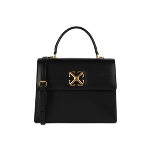 Off-White Jitney 2.8 Leather Tote Black