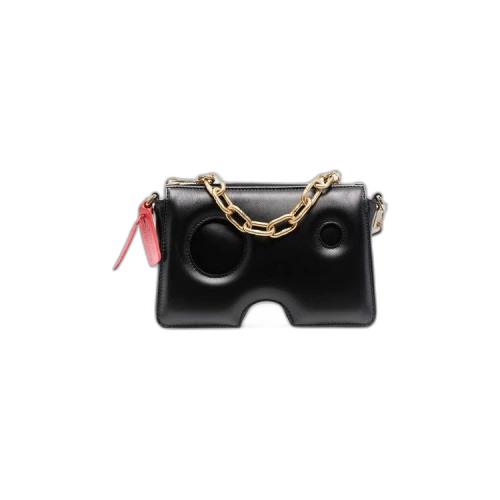OFF-WHITE Burrow-22 Chain Link Shoulder Bag Black