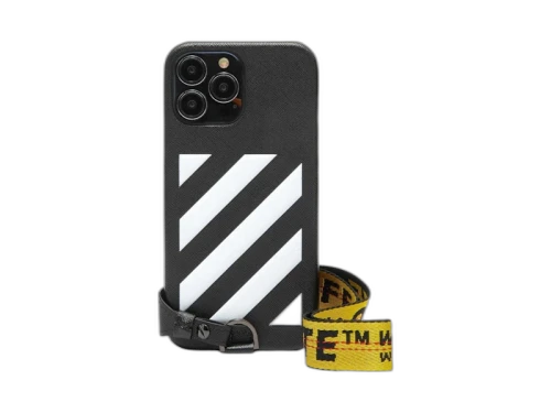 OFF-WHITE Binder Neck Cover 13 Max Phonecase Black/White