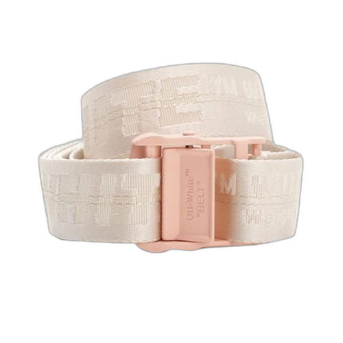 OFF-WHITE Womens 2.0 Industrial Logo Belt White/Pink