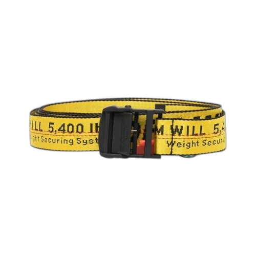 OFF-WHITE Women's Classic Industrial Belt Yellow/Black