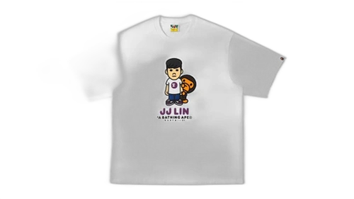 BAPE X JJ Lin Baby Milo T-shirt White