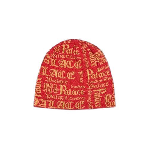 Palace Old P Beanie 'Red'