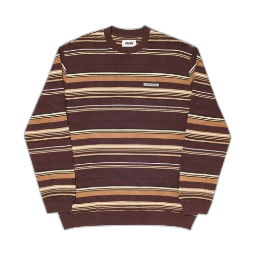 Palace Trim Rib Crew 'Brown'