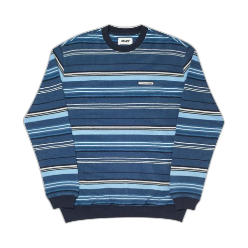Palace Trim Rib Crew 'Blue'