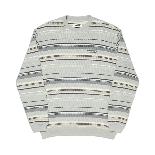 Palace Trim Rib Crew 'Grey'