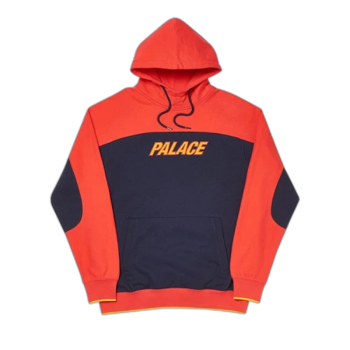 Palace Beef Tec Hoody 'Navy/Red'