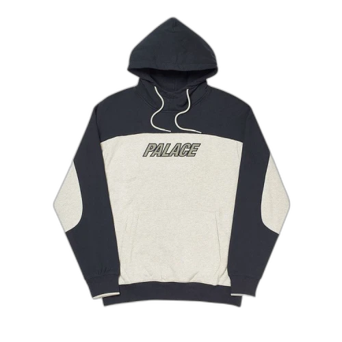 Palace Beef Tec Hoody 'Grey Marl/Black'