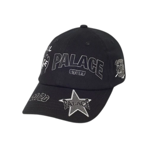 Palace Multi Pack 6-Panel 'Black'