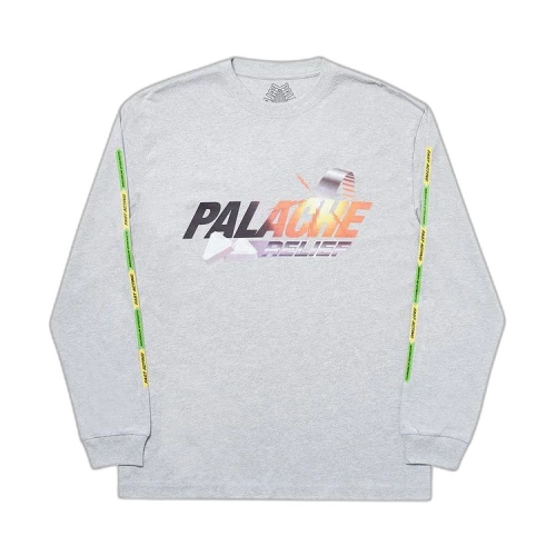Palace Palache Longsleeve 'Grey Marl'
