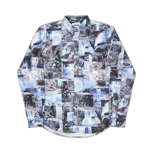 Palace Das Water Falls Shirt 'Blue'